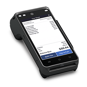 skytab pay at the table pos system