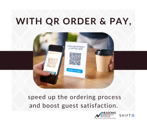 QR order and pay for flexibility